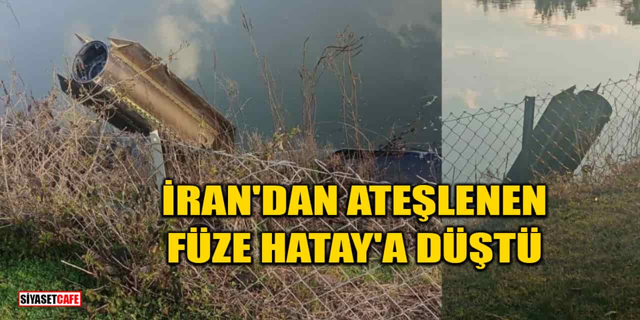 iran'dan Ateşlenen Balistik Füze Hatay Dörtyol'a Düştü