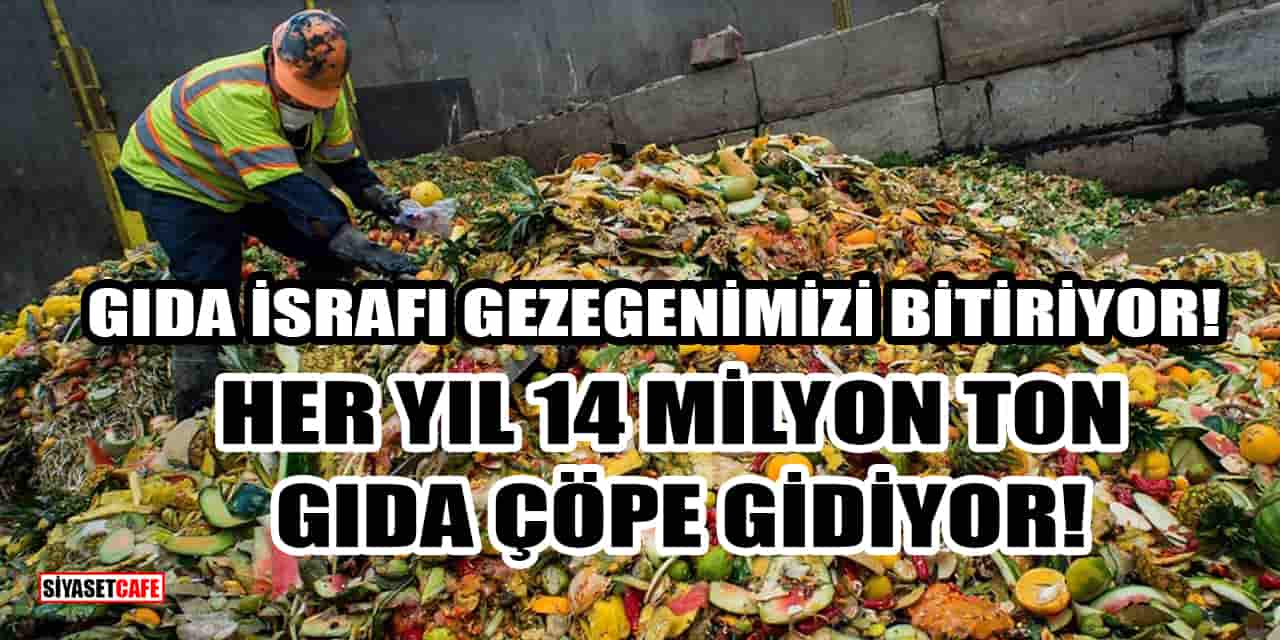 Gıda İsrafı Gezegenimizi Bitiriyor! Her Yıl 14 Milyon Ton Gıda Çöpe Gidiyor