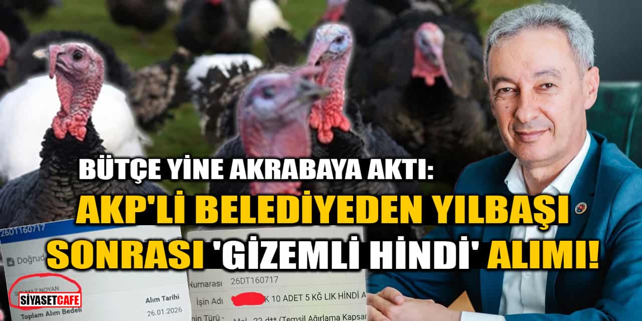 Bütçe Yine Akrabaya Aktı: AKP'li Belediyeden Yılbaşı Sonrası 'Gizemli Hindi' Alımı!