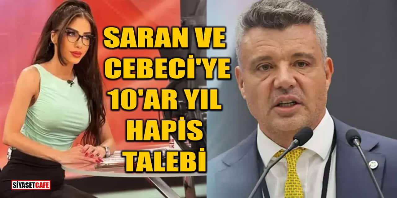 Sadettin Saran Ve Ela Rümeysa Cebeci'ye Uyuşturucu Ticaretinden 10'ar Yıl Hapis Talebi