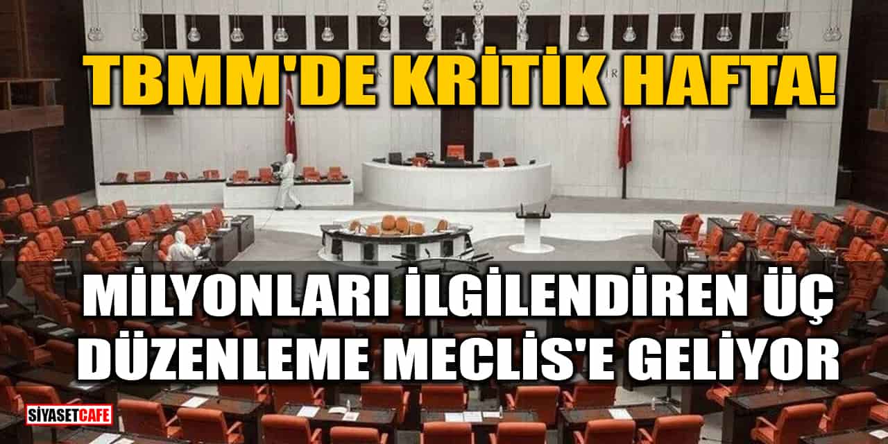 TBMM Yeni Haftada Emekli Maaşı, IBAN Dolandırıcılığı Ve Öğrenci Affını Görüşecek
