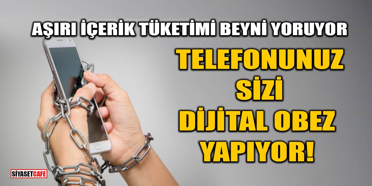 Aşırı İçerik Tüketimi Beyni Yoruyor: Telefonunuz Sizi Dijital Obez Yapıyor!