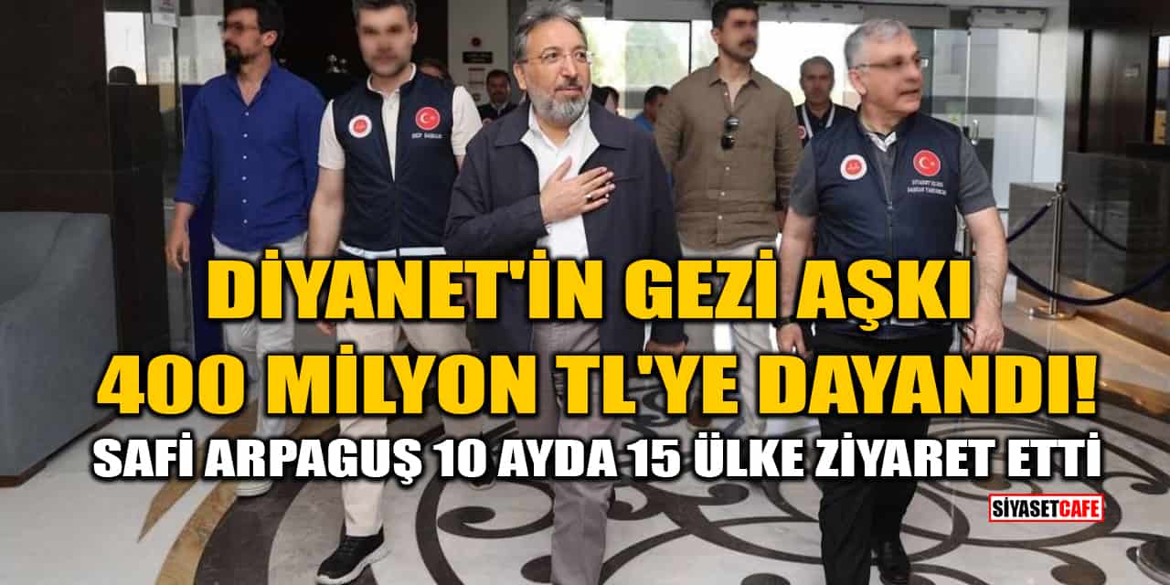 Diyanet'in Seyahat Giderleri 2026'nın İlk 6 Ayında 400 Milyon TL'ye Dayandı