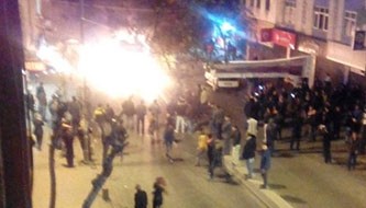 Halk otobüsüne molotoflu saldırı