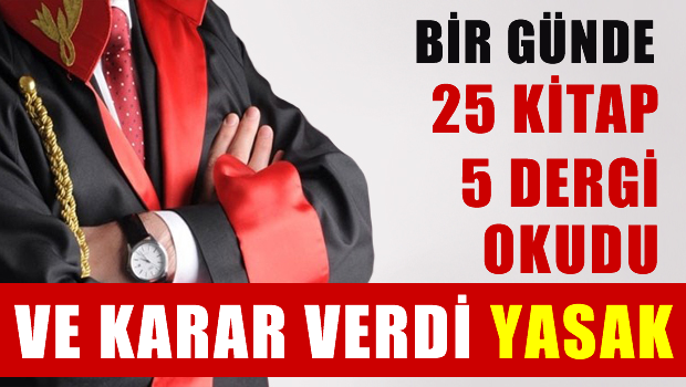 Hâkim okuma rekoru kırmış!