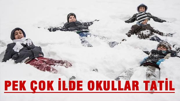31 Aralık Perşembe günü pek çok ilde okullar tatil