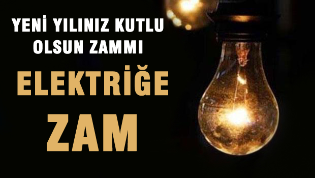 Elektriğe yüzde 6,8 oranında zam