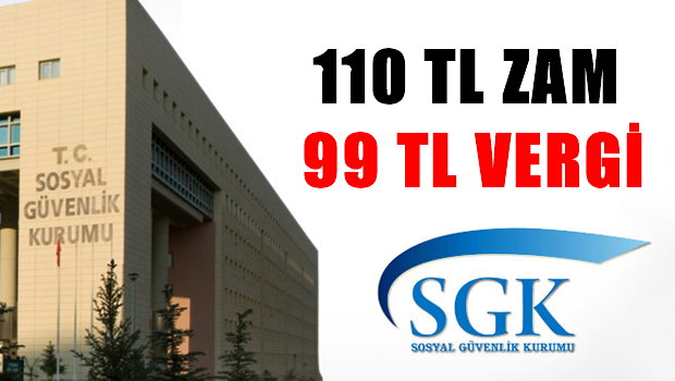Asgari ücrette 110 TL desteğe 99 TL vergi
