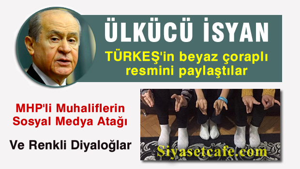 MHP'de Bahçeli muhalifleri Türkeş'in Beyaz Çoraplı Resmini Paylaştı