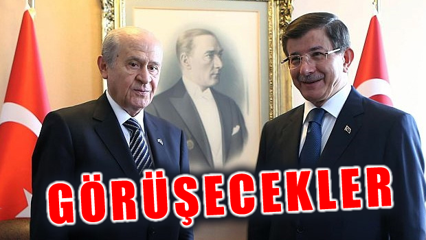Davutoğlu ve Bahçeli görüşmesi yarın