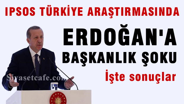 IPSOS Türkiye Araştırmasında, Erdoğan'a Başkanlık ŞOKU