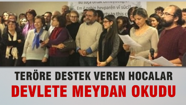 PKK yanlısı hocalar Erdoğan'a meydan okudu