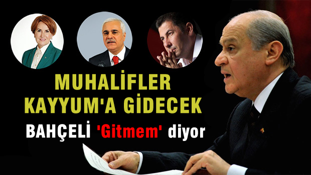 Muhalifler, MHP'ye kayyum atamasını isteyecekleri