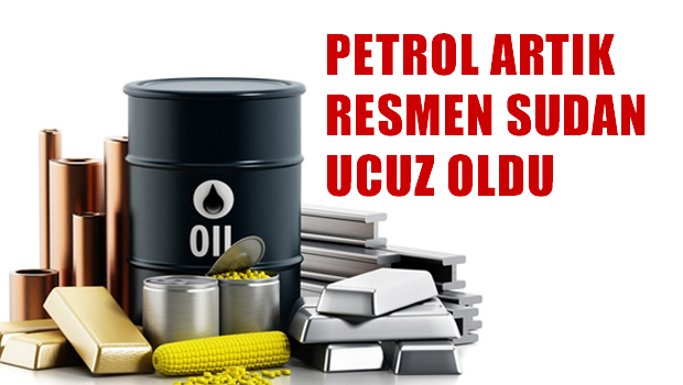 Petrol artık 'resmen' sudan ucuz