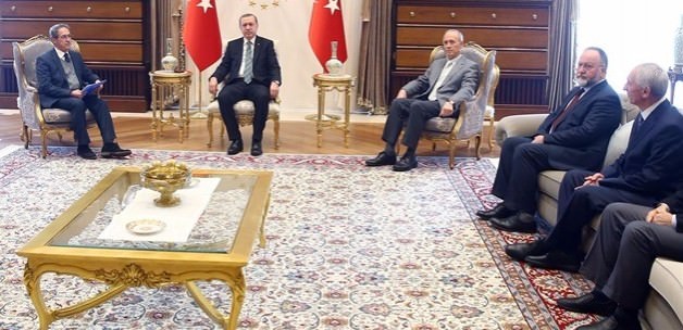 Türk Ocakları heyeti Beştepe'de