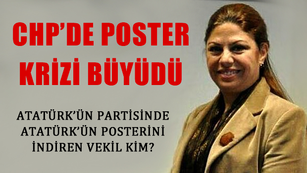 Poster krizinin üstü örtülecek!