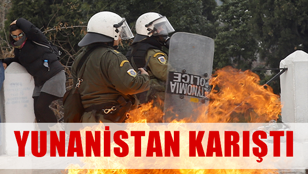 Yunanistan'da sokaklar karıştı!