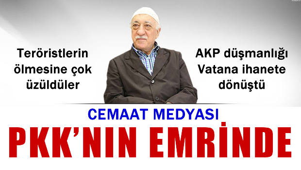 Cemaat medyası PKK'nın emrinde