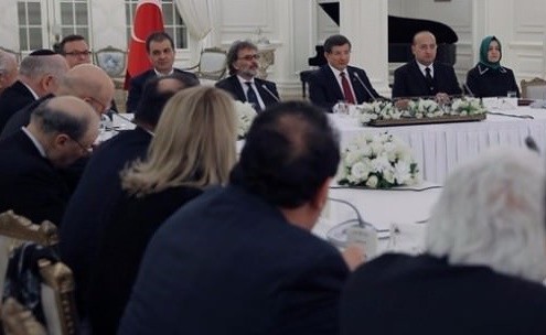 Davutoğlu, Yahudi temsilcilerini kabul etti