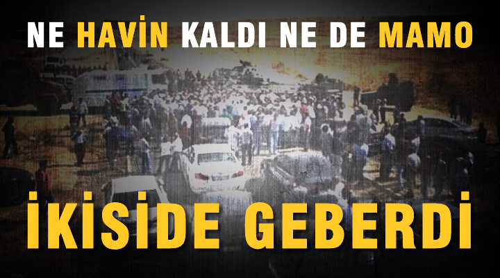 Ne Havin kaldı ne Mamo GEBERDİLER