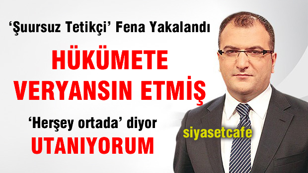 'Tetikçi yazar' bu defa fena yakalandı