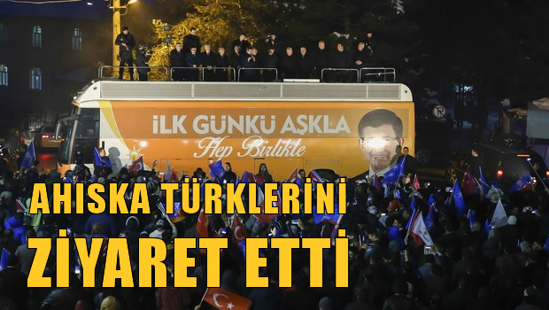 Davutoğlu, Ahıska Türklerini ziyaret etti
