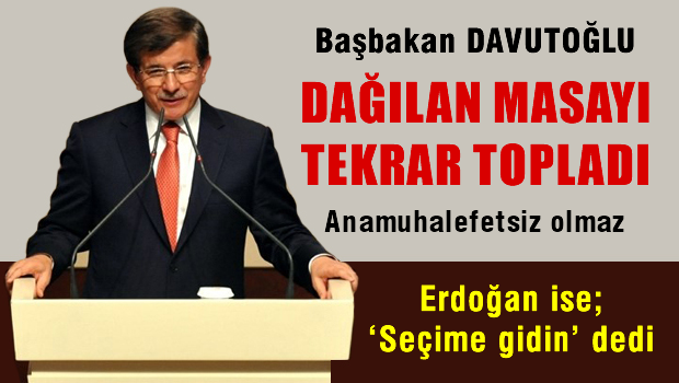 Anayasa krizini çözme trafiği dağılan masayı topladı