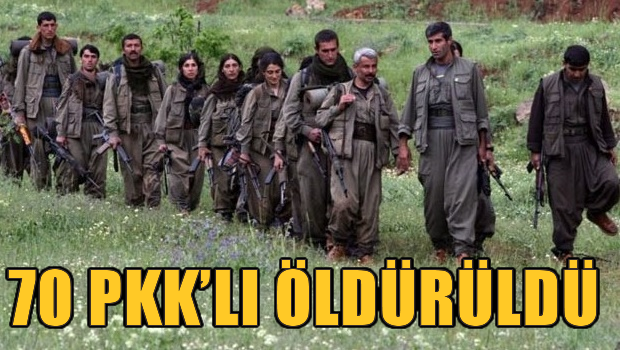 PKK terör örgütü kampı vuruldu: 70 terörist öldürüldü