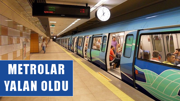 İstanbul'da Metro İnşaatları  ''YALAN' Yalan Oluyor