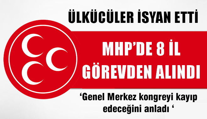 MHP'de 8 İl görevden alındı