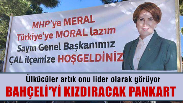 Bahçeli'yi kızdıracak pankart, MHP'li belediye başkanı astı