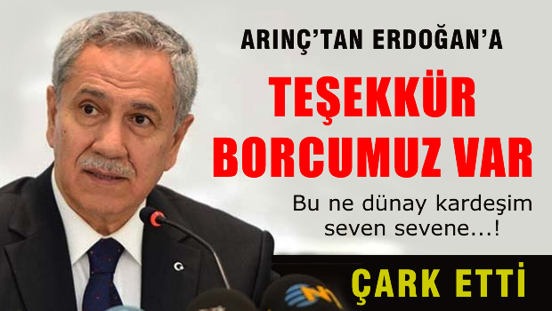 'Sayın Cumhurbaşkanımıza teşekkür borcumuz var'