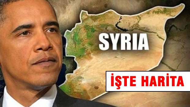 ABD Suriye'yi beşe böldü, İŞTE O HARİTA