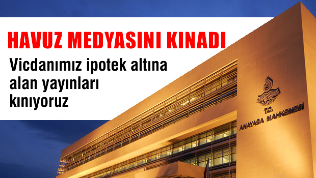 Anayasa Mahkemesi Havuz Medyasını YALANLADI