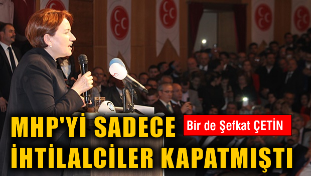 AKŞENER 'MHP'yi sadece ihtilalciler kapatmıştı, birde bunlar'
