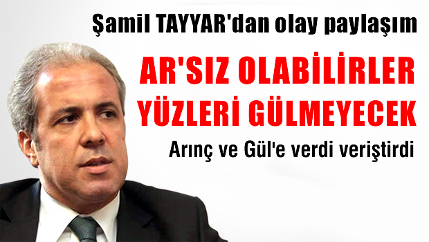 Şamil Tayyar'dan çok sert paylaşım: Yüzleri gülmeyecek