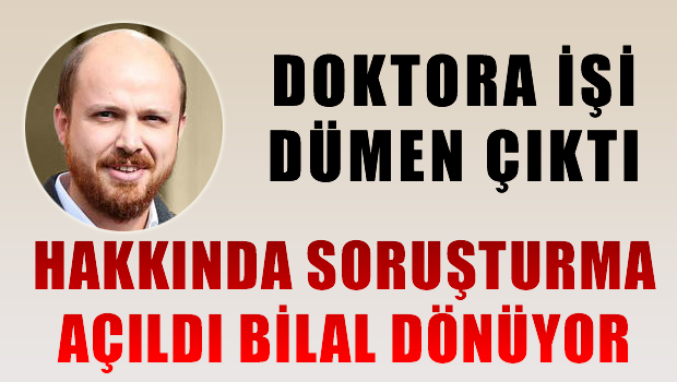 İtalya'da Soruşturma Açıldı, Bilal Türkiye'ye Dönüyor