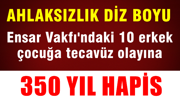 10 çocuğa tecavüzle suçlanan öğretmene 350 yıl hapis istemi
