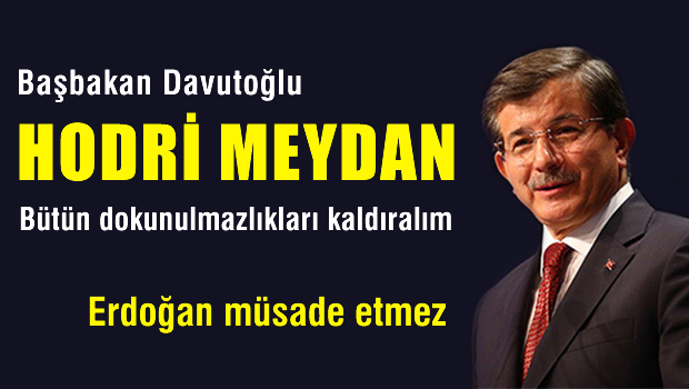 Davutoğlu'ndan flaş açıklama: 506 vekilin dokunulmazlığı hemen kaldırılsın