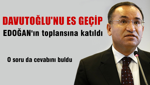Bekir Bozdağ tarafını seçti!