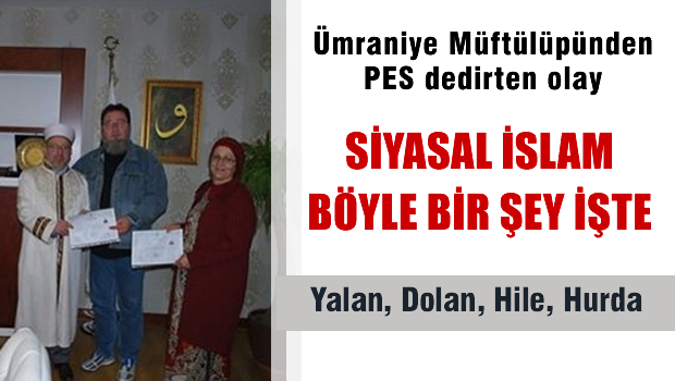 Ümraniye Müftülüğü 8 yıldır müslüman olan aileyi ihtida ettirdi