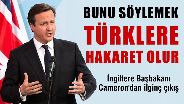 David Cameron: Türklere hakaret olur