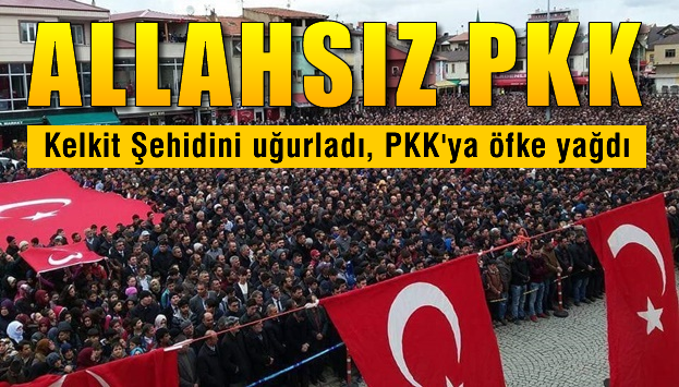 Gümüşhane PKK'ya lanet okudu