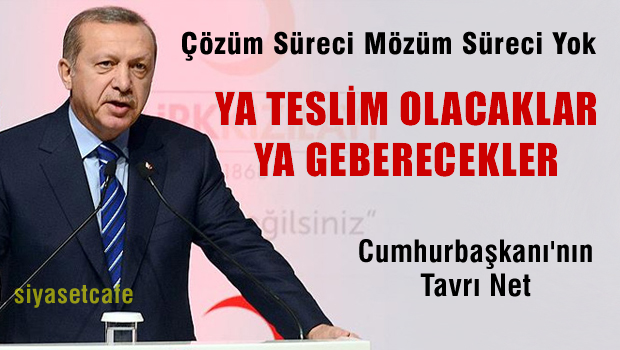 Erdoğan'dan terörle mücadeleye devam mesajı