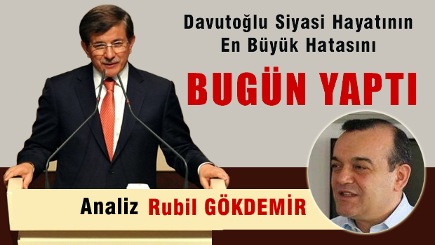 Davutoğlu Siyasi Hayatının En Büyük Hatasını Bugün Yaptı..!