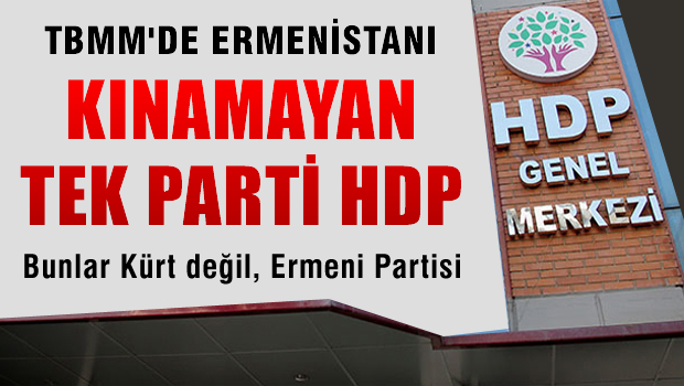 Ermenistan'ı kınamayan tek parti...!