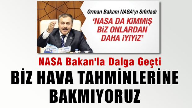 NASA'dan Veysel Eroğlu'na Lapak Gibi Cevap