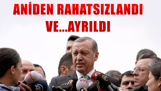 Erdoğan Nükleer Zirve'den aniden karın ağrısı nedeniyle ayrıldı