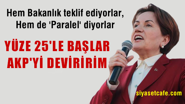 Hem Bakanlık teklif ediyorlar, hem de 'Paralel' diyorlar