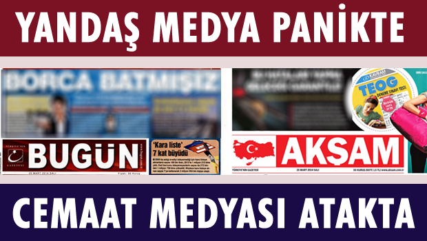 Hükümet gazeteleri panikte